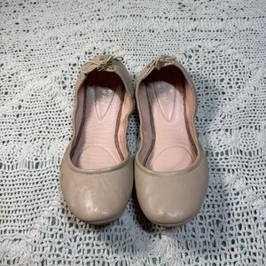 Kate Spade Nude Globe Ballet Flats Size 8